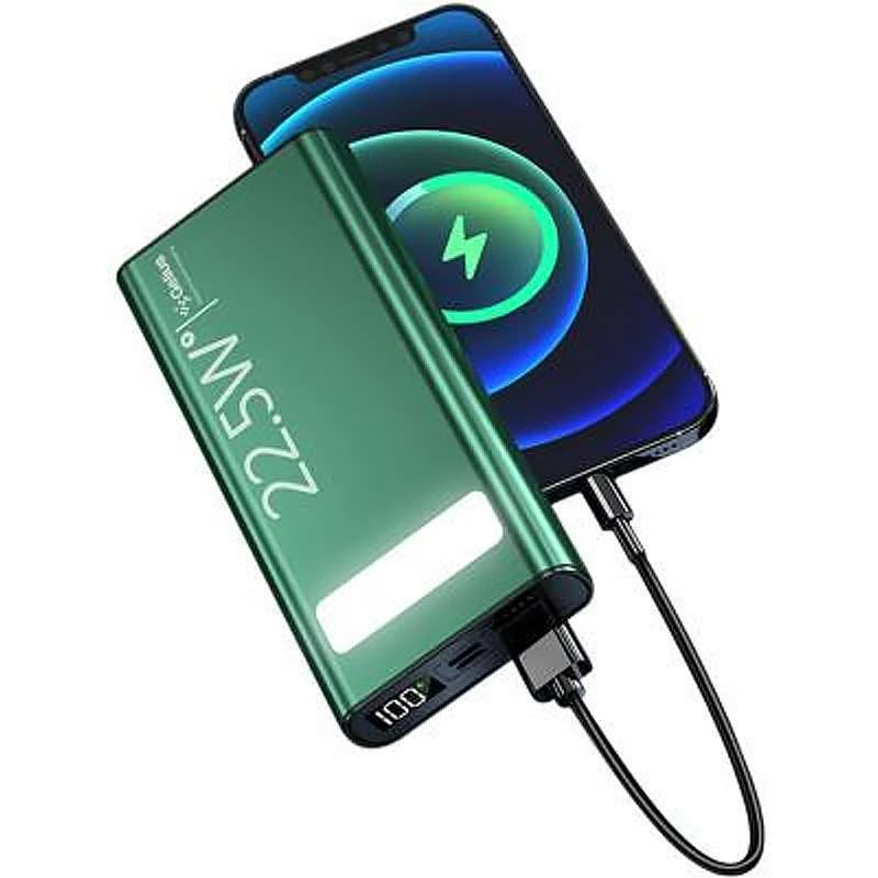 Портативний зарядний пристрій Gelius Lightstone GP-PB300 30000mAh – Зелений. Фото 2 з 2