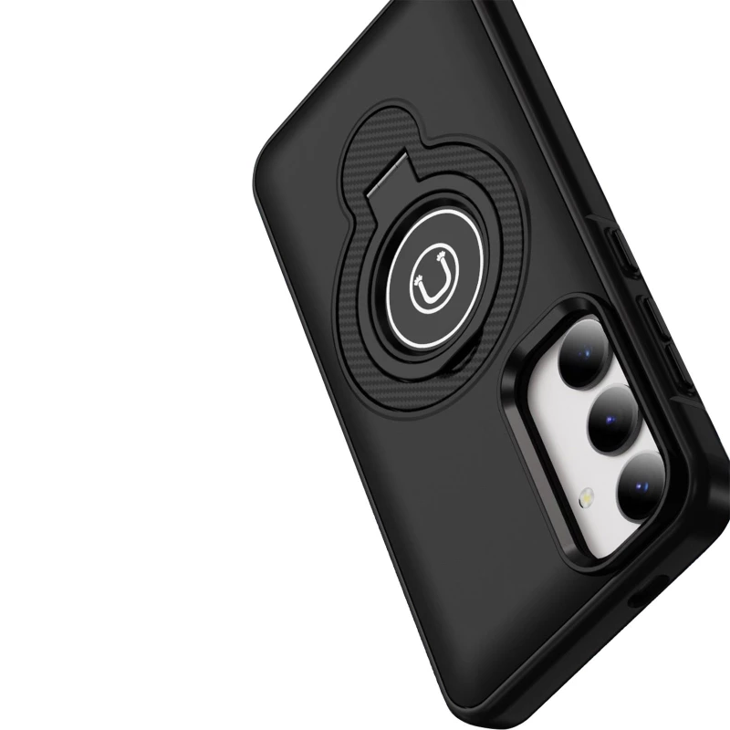 TPU+Textured PC Magnet для Samsung Galaxy S24+ – Black. Фото 4 из 4