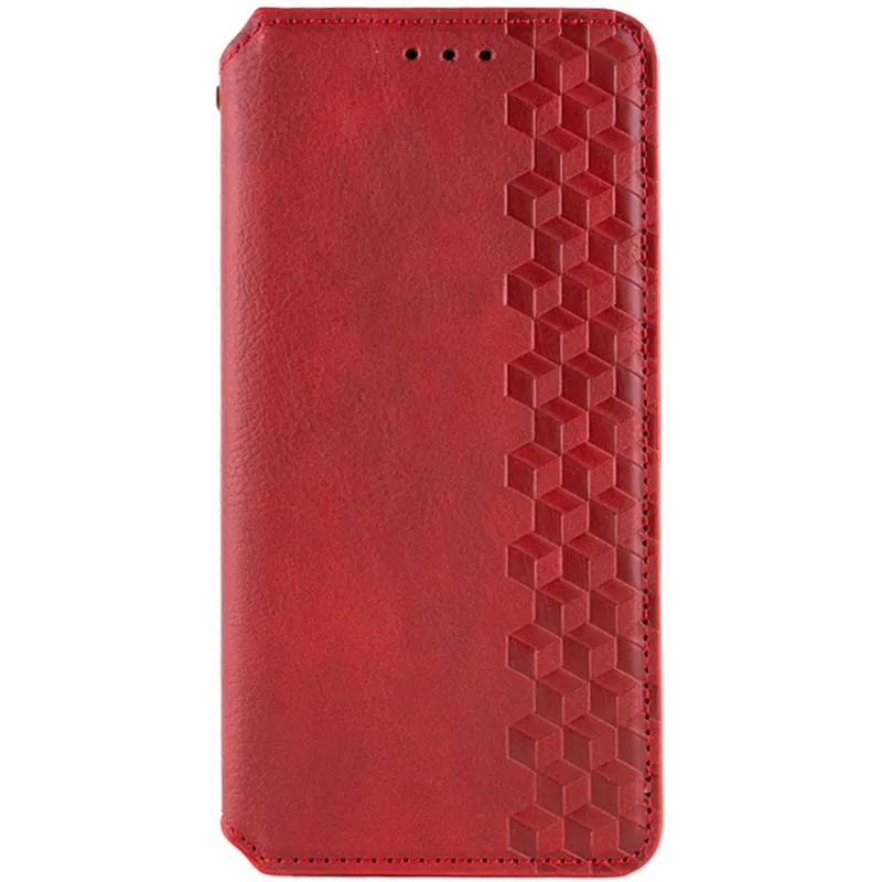 Чехол книжка GETMAN Cubic для Xiaomi 14 – Красный. Фото 1 из 8