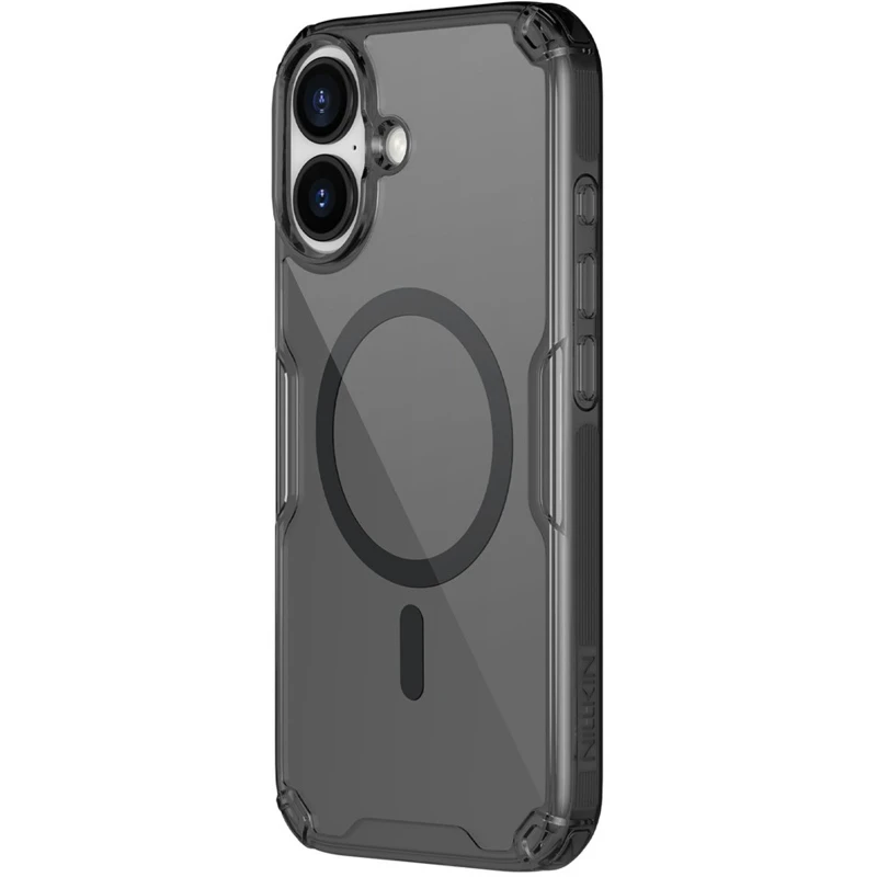 TPU чехол Nillkin Nature Pro с MagSafe для Apple iPhone 17 (6.3") – Черный (прозрачный). Фото 1 TPU чехол Nillkin Nature Pro с MagSafe для Apple iPhone 17 (6.3") – Черный (прозрачный). Фото 1 из 4