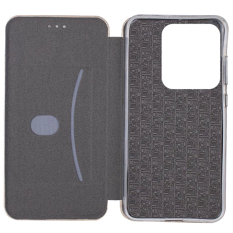 Чохол-книжка класичний на Oppo A40m – Золотий. Фото 2 з 2