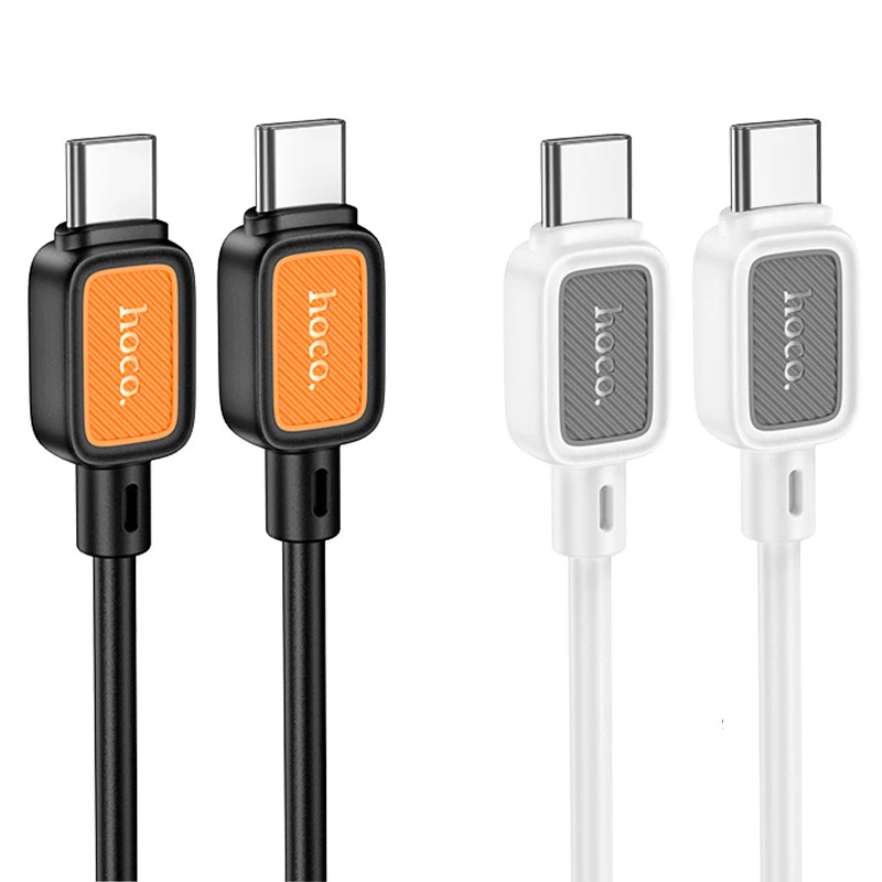 Дата кабель Hoco X108 Benefit 60W Type-C to Type-C (1m) фото 1 з 3