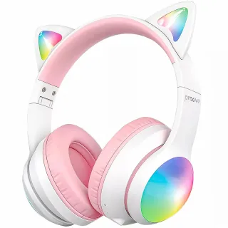 Накладні бездротові навушники Proove Kids LumiCat (APP) фото 1 з 5