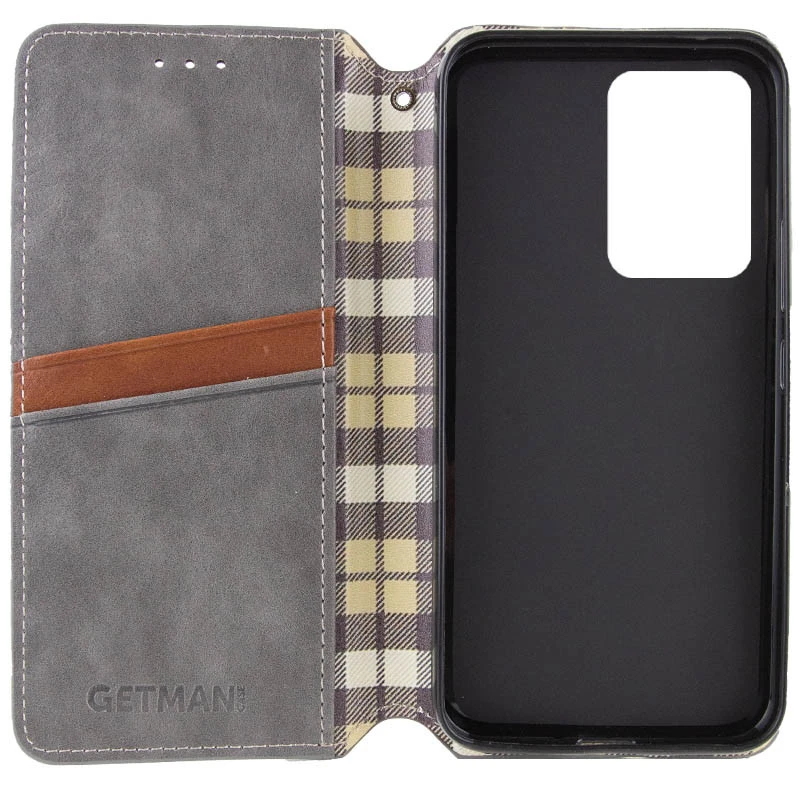 Чохол книжка GETMAN Cubic для Samsung Galaxy S24+ – Сірий. Фото 3 з 5