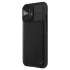 Шкіряна накладка Nillkin зі шторкою для камери на Apple iPhone 13 Pro (6.1") – Чорний / Black. Фото 3 з 5