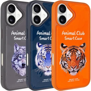 TPU+PC чехол Animal Club для Apple iPhone 17 (6.3")