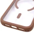 Чохол TPU GETMAN Moon Clear with MagSafe для Apple iPhone 17 Pro (6.3") – Brown. Фото 6 з 6
