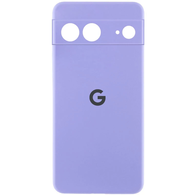 Чехол Silicone Case Lakshmi Premium L с закрытой камерой для Google Pixel 8 – Сиреневый / Dasheen. Фото 1 из 4