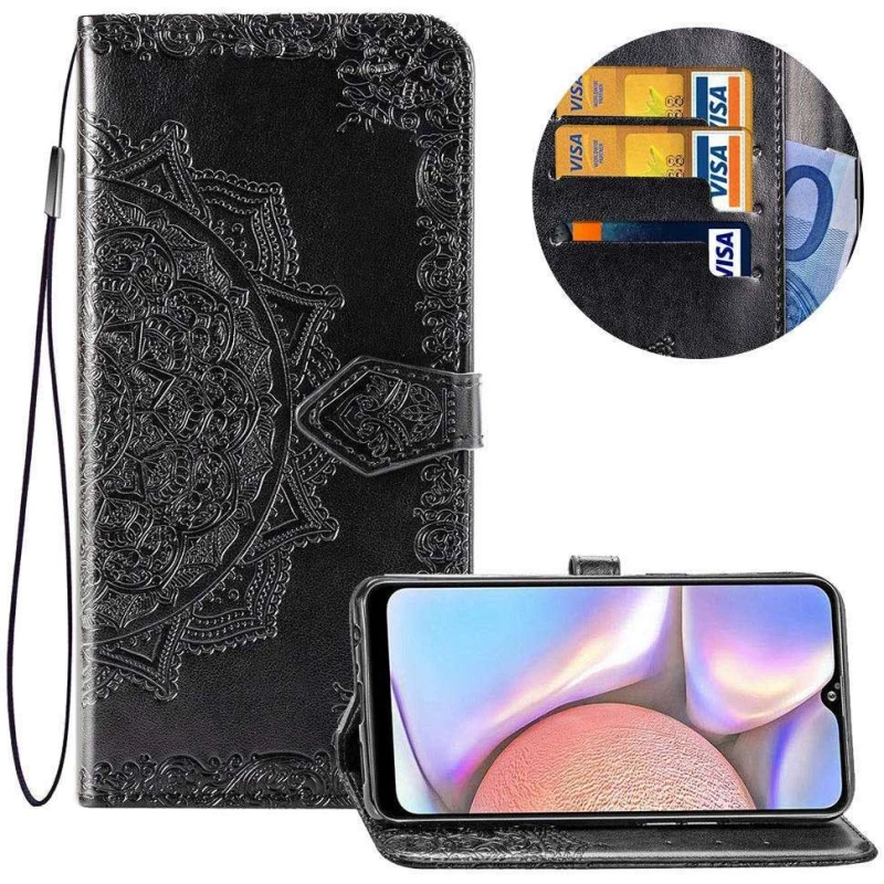 Кожаный чехол-книжка Art Case с визитницей для Samsung Galaxy A10s фото 3 из 8