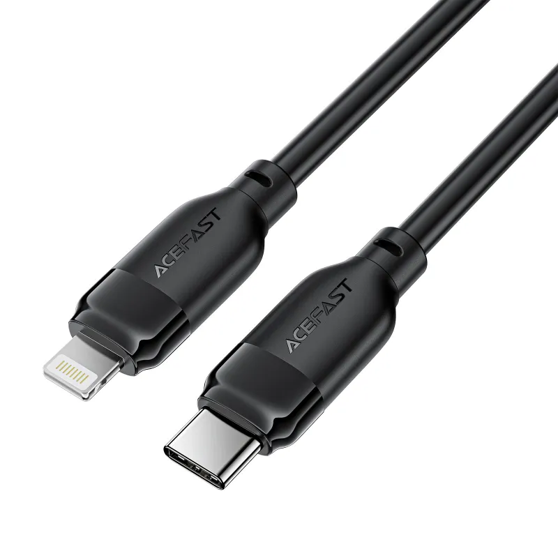 Дата кабель Acefast C16-05 Type-C to Lightning 30W (2m) – Black. Фото 5 з 6
