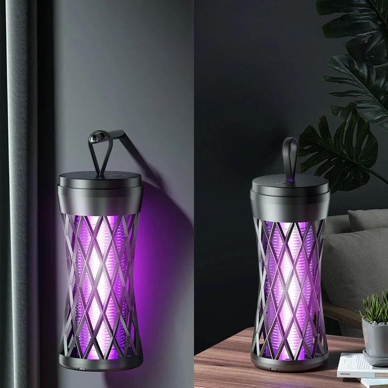 Ловушка для насекомых с UV подсветкой TX-WD02 with battery 1200 mAh – Black. Фото 2 из 6