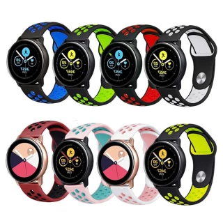 Силиконовый ремешок Sport Nike+ для Xiaomi Amazfit/Samsung 20 mm фото 1 из 1