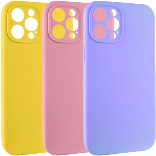 Чохол Silk Full Camera Protective (AA) NO LOGO для Apple iPhone 12 Pro Max (6.7") фото 1 з 3