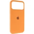 Чехол Silicone Case (AA) Logo with MagSafe для Apple iPhone 17 Pro Max (6.9") – Оранжевый / Orange. Фото 1 из 4