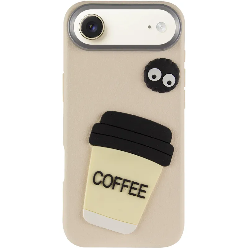 Чохол Labubu Toys для Apple iPhone 17 Air (6.5") – Coffee / Sand. Фото 4 з 7