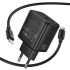 МЗП Hoco N83 Profit PD40W (1USB-C) + кабель Type-C to Type-C – Black. Фото 3 з 4