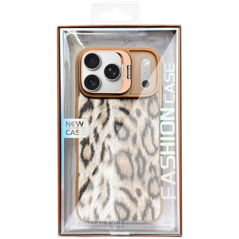 Чохол TPU+PC Wild Leopard with MagSafe and Lens для Apple iPhone 17 Pro (6.3") – Brown. Фото 2 з 3