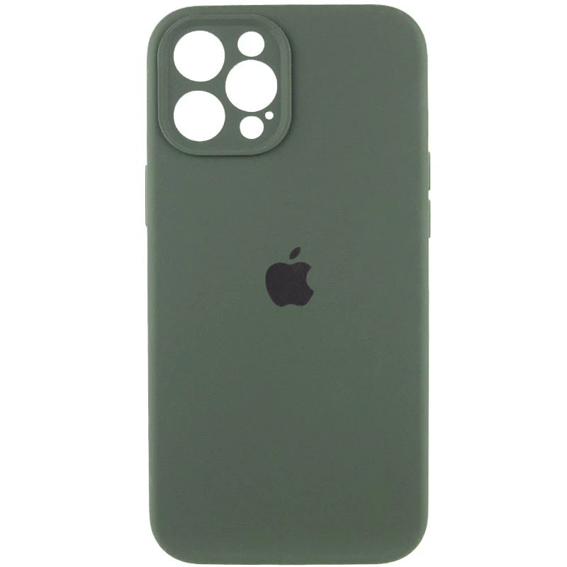 Чехол Silicone Case с защитой камеры для Apple iPhone 12 Pro (6.1") – Зеленый / Cyprus Green. Фото 2 из 7