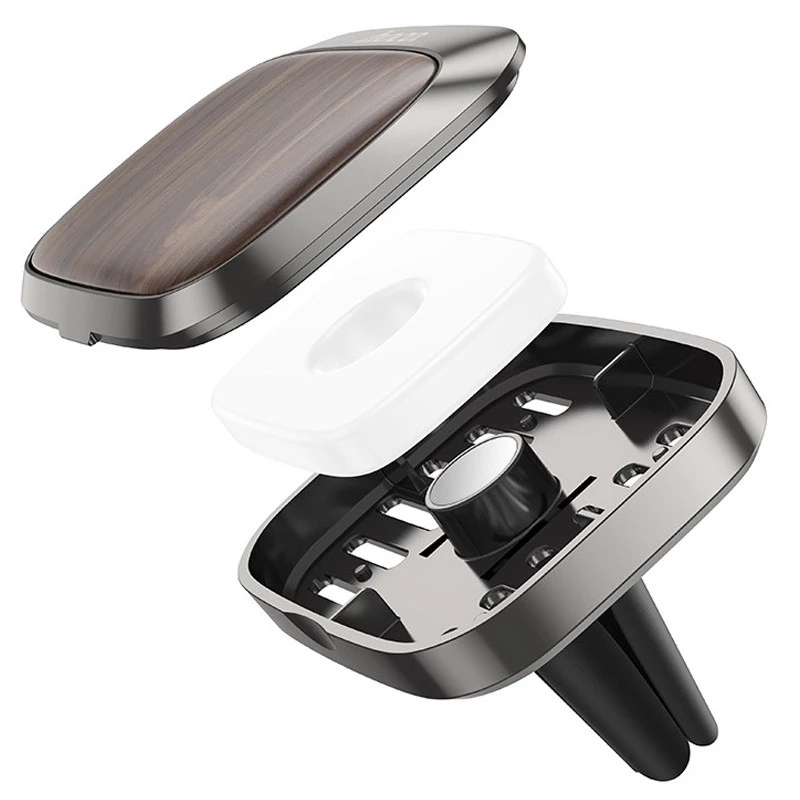 Ароматизатор в машину Hoco ZP8 Spread – Metal gray. Фото 2 з 4