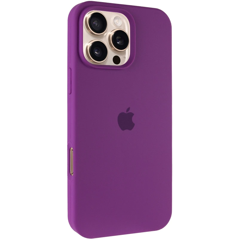 Чохол Silicone Case з закритим низом на Apple iPhone 16 Pro – Фіолетовий / Grape. Фото 2 з 10