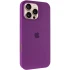 Чехол Silicone Case с закрытым низом для Apple iPhone 16 Pro Max – Фиолетовый / Grape. Фото 2 из 10