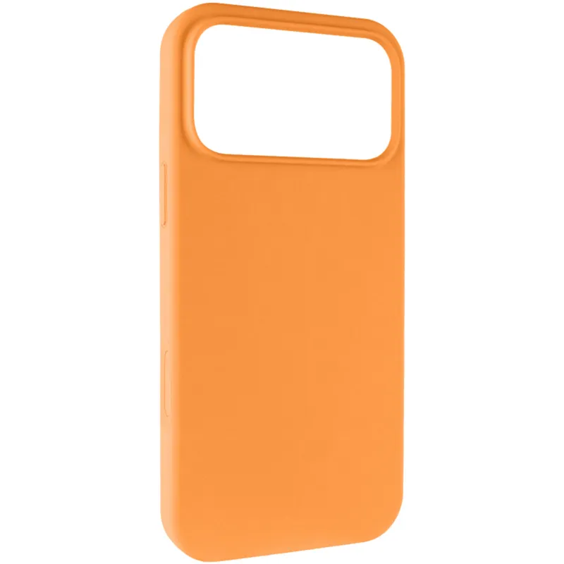 Чохол Silk (AA) NO LOGO with Magnetic Fit для Apple iPhone 17 Pro (6.3") – Помаранчевий / Orange. Фото 2 з 5