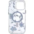 TPU+PC чохол Clear Garden with MagSafe для Apple iPhone 16 Pro – Blue Blossom. Фото 3 з 6