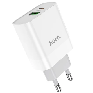 СЗУ HOCO C80A Plus Rapido PD20W+QC3.0 (1Type-C/1USB) фото 1 СЗУ HOCO C80A Plus Rapido PD20W+QC3.0 (1Type-C/1USB) фото 1 из 1