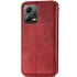 Чехол книжка GETMAN Cubic для Xiaomi Redmi Note 12 Pro 5G – Красный. Фото 2 из 4