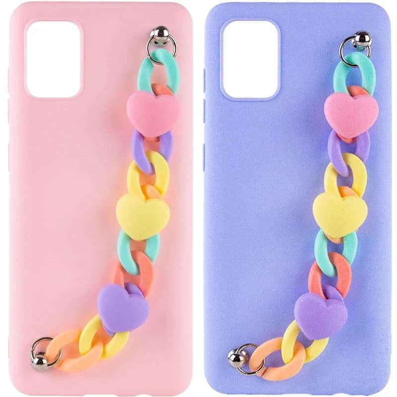 

Чохол Heart з ланцюгом на Samsung Galaxy A31