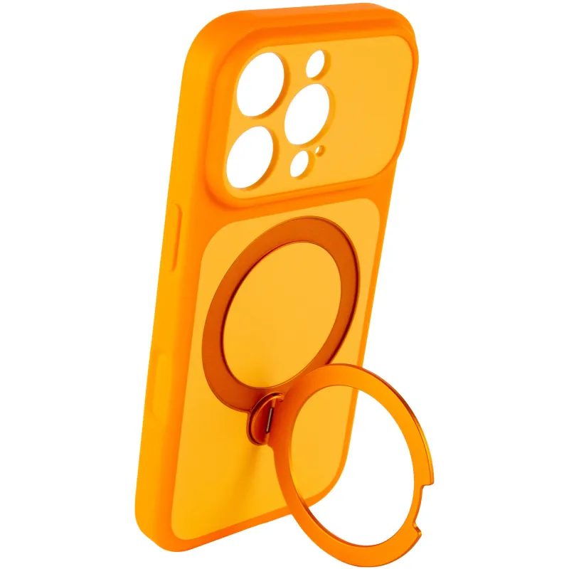Чехол Ummi Full Camera with Magnetic Fit HQ Ring для Apple iPhone 16 Pro Max – Orange. Фото 5 из 8