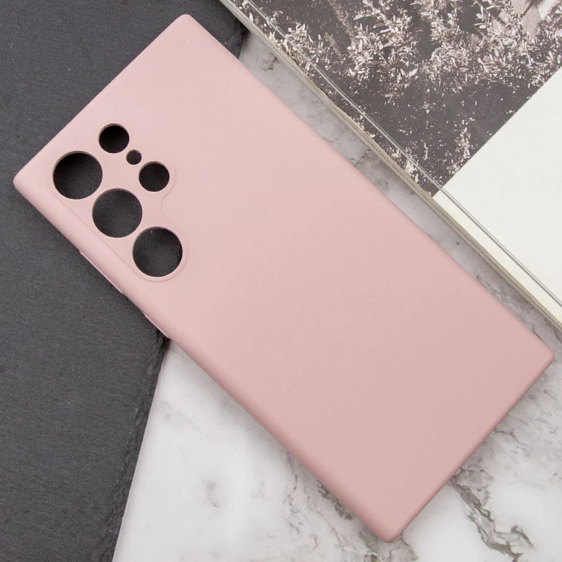 Чохол Silicone Case Lakshmi Premium із закритою камерою для Samsung Galaxy S24 Ultra – Рожевий / Pink Sand. Фото 5 з 8