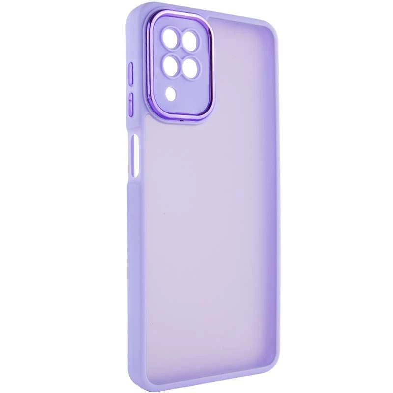 

TPU+PC чохол Accent на Samsung Galaxy A12 (White / Purple)