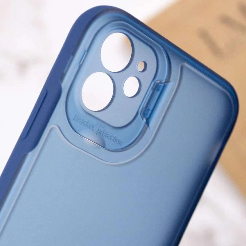 TPU+PC чехол OpenCam для Apple iPhone 12 (6.1") – Синий. Фото 7 из 7