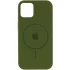 Чехол Silicone Armor Max with MagSafe для Apple iPhone 11 Pro Max (6.5") – Зеленый / Dark Olive. Фото 6 из 10