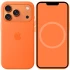 Чохол Silicone case (AAA) with Magsafe and Animation для Apple iPhone 17 Pro (6.3") – Orange. Фото 1 з 2