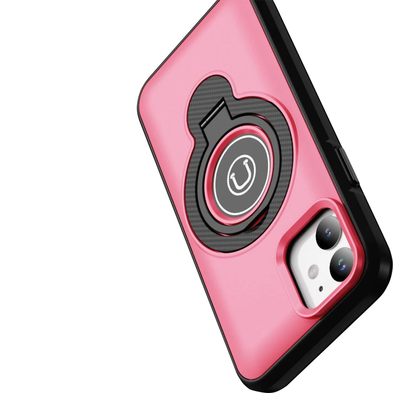 TPU+Textured PC Magnet для Apple iPhone 11 (6.1") – Pink. Фото 4 из 4