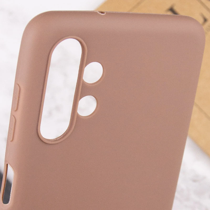 Цветной силиконовый чехол для Samsung Galaxy A13 4G – Коричневый. Фото 6 из 6