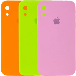 Чохол Silicone Case Square з захистом камери на Apple iPhone XR (6.1") фото 1 Чохол Silicone Case Square з захистом камери на Apple iPhone XR (6.1") фото 1 з 5
