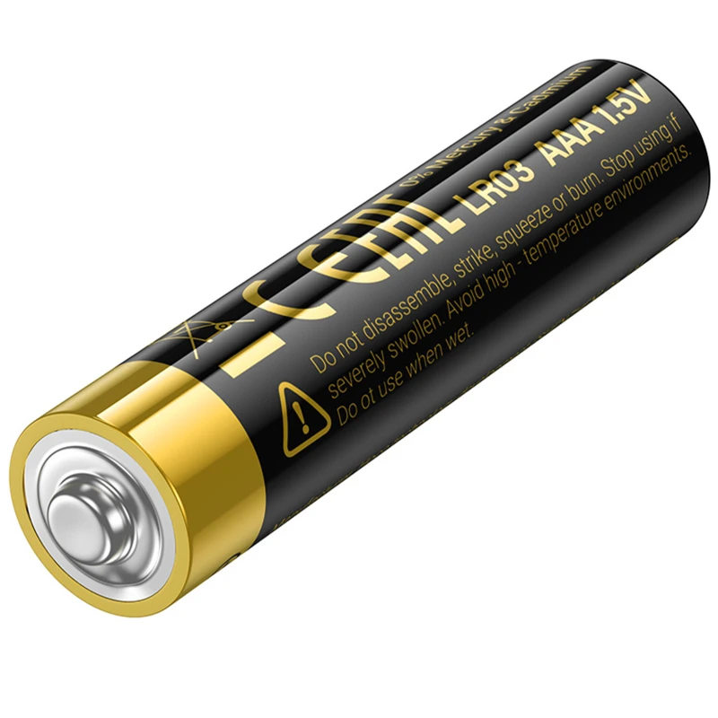 Батарейки Hoco JA2A AAA (LR03) Alkaline 2 pcs – Black. Фото 2 из 5