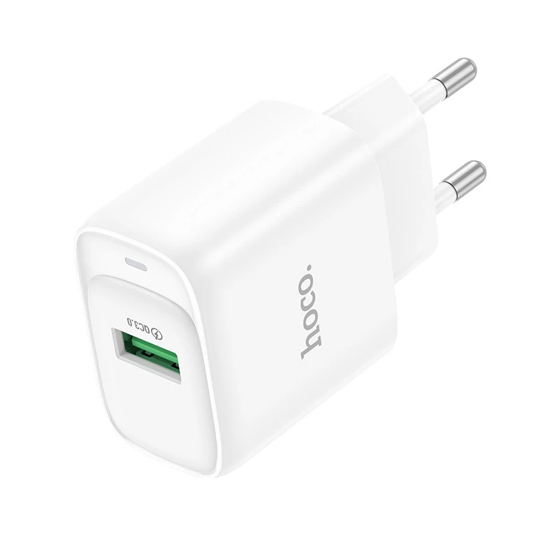 СЗУ Hoco C140A Smart QC3.0 (1USB/3A) – White. Фото 3 из 4