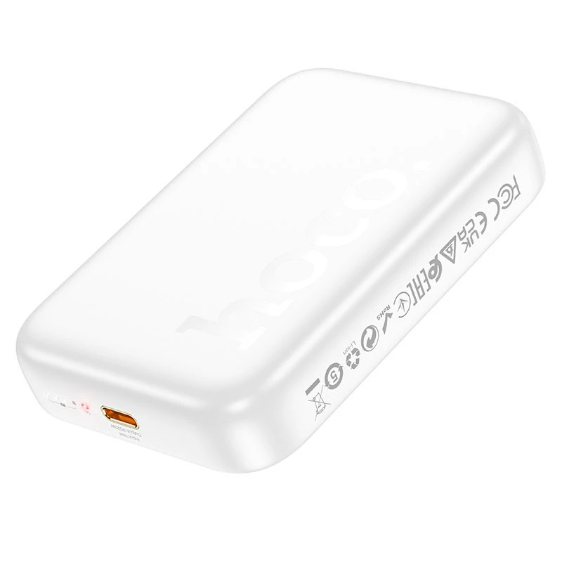Портативное зарядное устройство Power Bank Hoco J117A Esteem PD20W с БЗУ 10 000 mAh – White. Фото 3 из 4