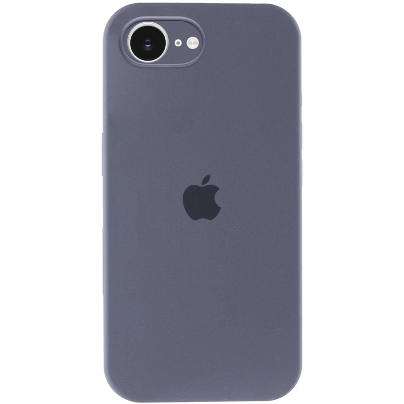 Чохол Silicone Case з закритим низом на Apple iPhone 17e (6.1") – Сірий / Lavender Gray. Фото 2 з 6