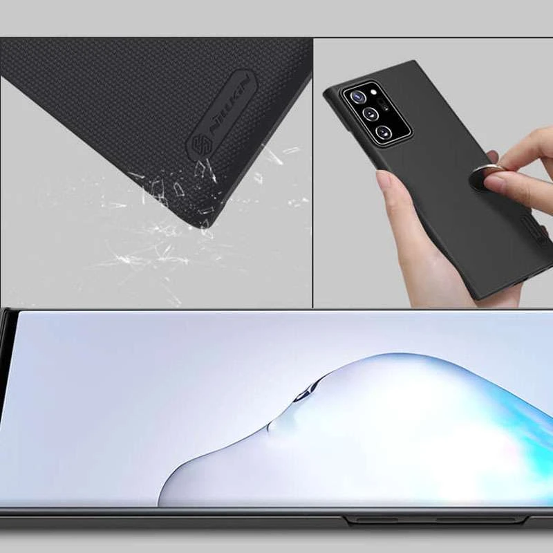 Пластикова накладка Nillkin Frost на Samsung Galaxy Note 20 Ultra – Чорний. Фото 6 з 8