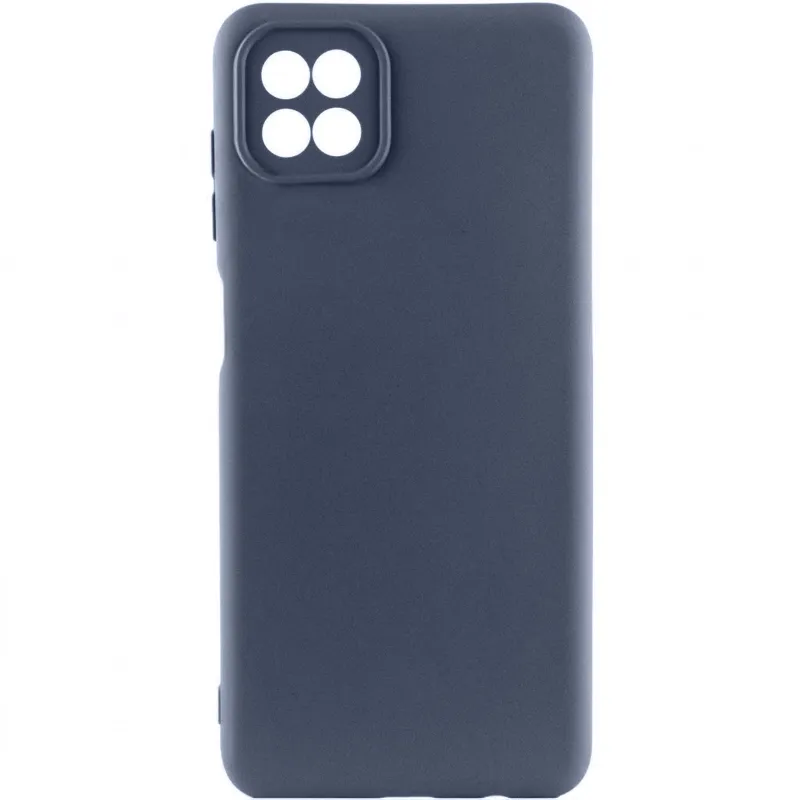 Чохол Silicone Cover Ummi Lakshmi Full Camera (AA) для Samsung Galaxy A22 4G – Синій / Midnight blue. Фото 1 з 1