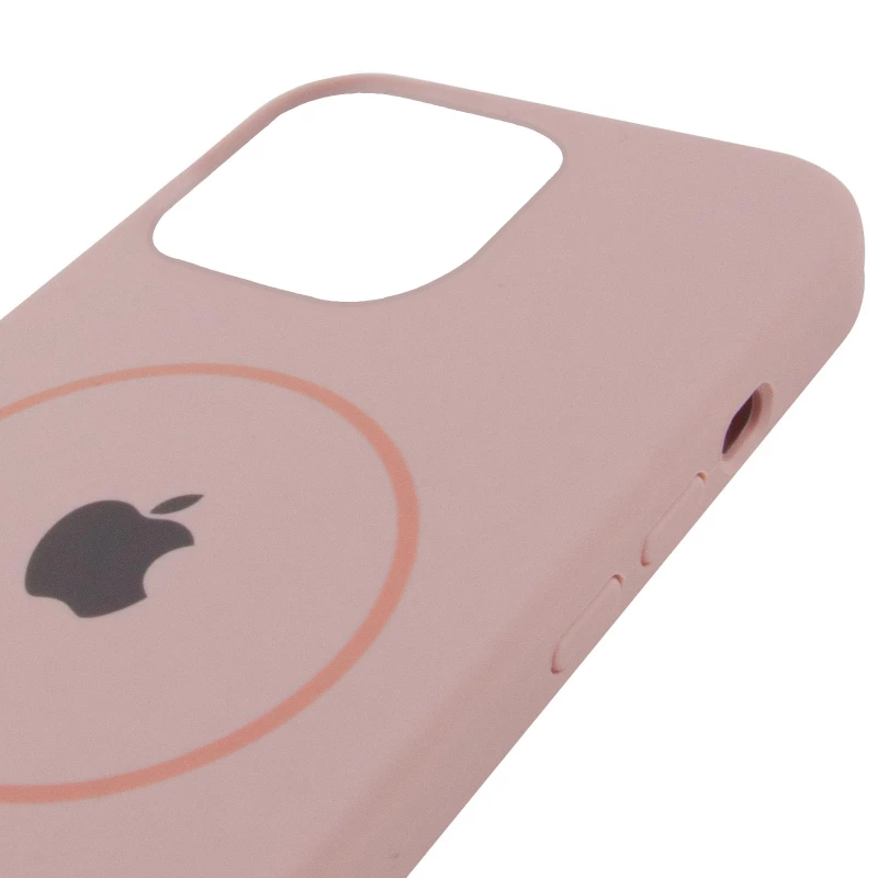 Чохол Silicone Armor Max with MagSafe для Apple iPhone 11 (6.1") – Рожевий / Pink Sand. Фото 7 з 9