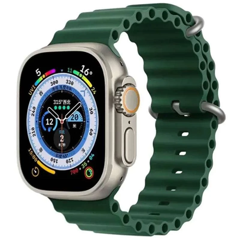 

Ремінець Ocean Band для Apple watch 42mm/44mm/45mm/49mm (Зелений / Forest green)