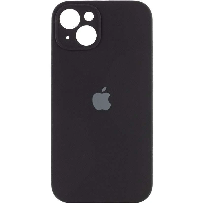 

Чехол Silicone Case с защитой камеры для Apple iPhone 13 (6.1") (Черный / Black), Чорний / black