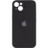 Чехол Silicone Case с защитой камеры для Apple iPhone 15 (6.1") – Черный / Black. Фото 1 из 4