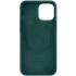 Кожаный чехол Leather Case с MagSafe для Apple iPhone 14 (6.1") – Pine green. Фото 3 из 9